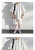 Men's Plus Size Casual Summer Two-Piece Set: Short-Sleeve T-shirt & Shorts