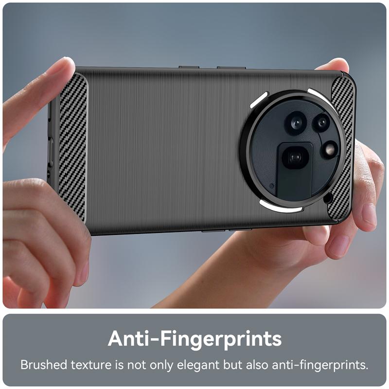 For Nothing Phone 3a Pro Case Anti-knock Silicone Carbon Fiber Cover For Nothing Phone 3a Pro Case For Nothing Phone 3a Pro Case