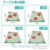 Elecom LAN Cable CAT6A 10m Nail Break Prevention Connector Soft Blue LD-GPAYC/BU10