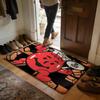 OH Yeah Meme Funny Floor Mat Soft Flannel Absorbent Mat Non-Slip Rug Home Bedroom Bathroom
