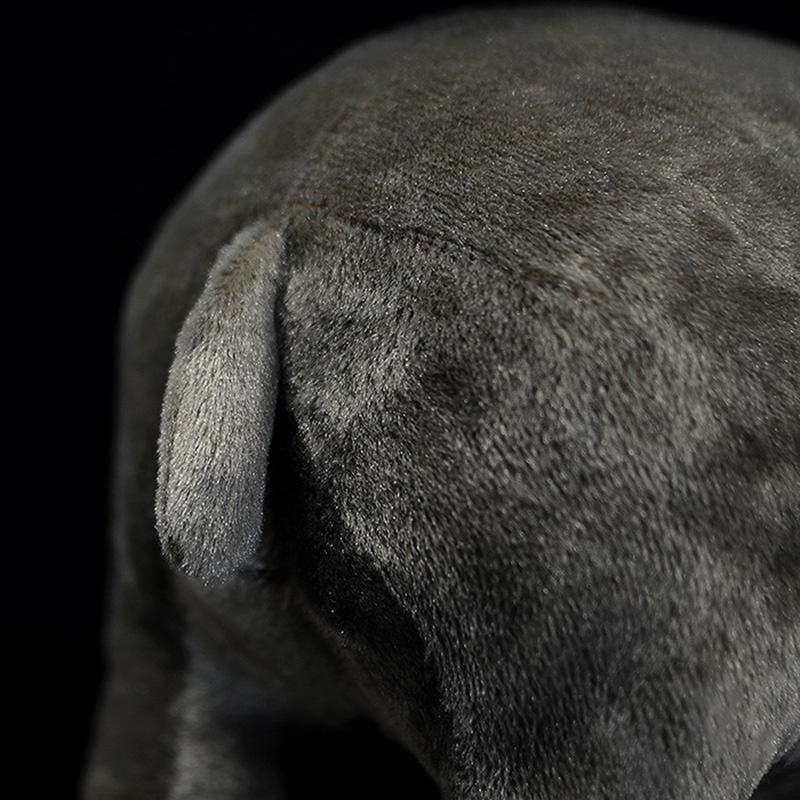 Cute Lifelike High Soft Standing Hippo Stuffed Animal Toys Real Life Hippopotamus Plush Doll Birthday Gift for Kids