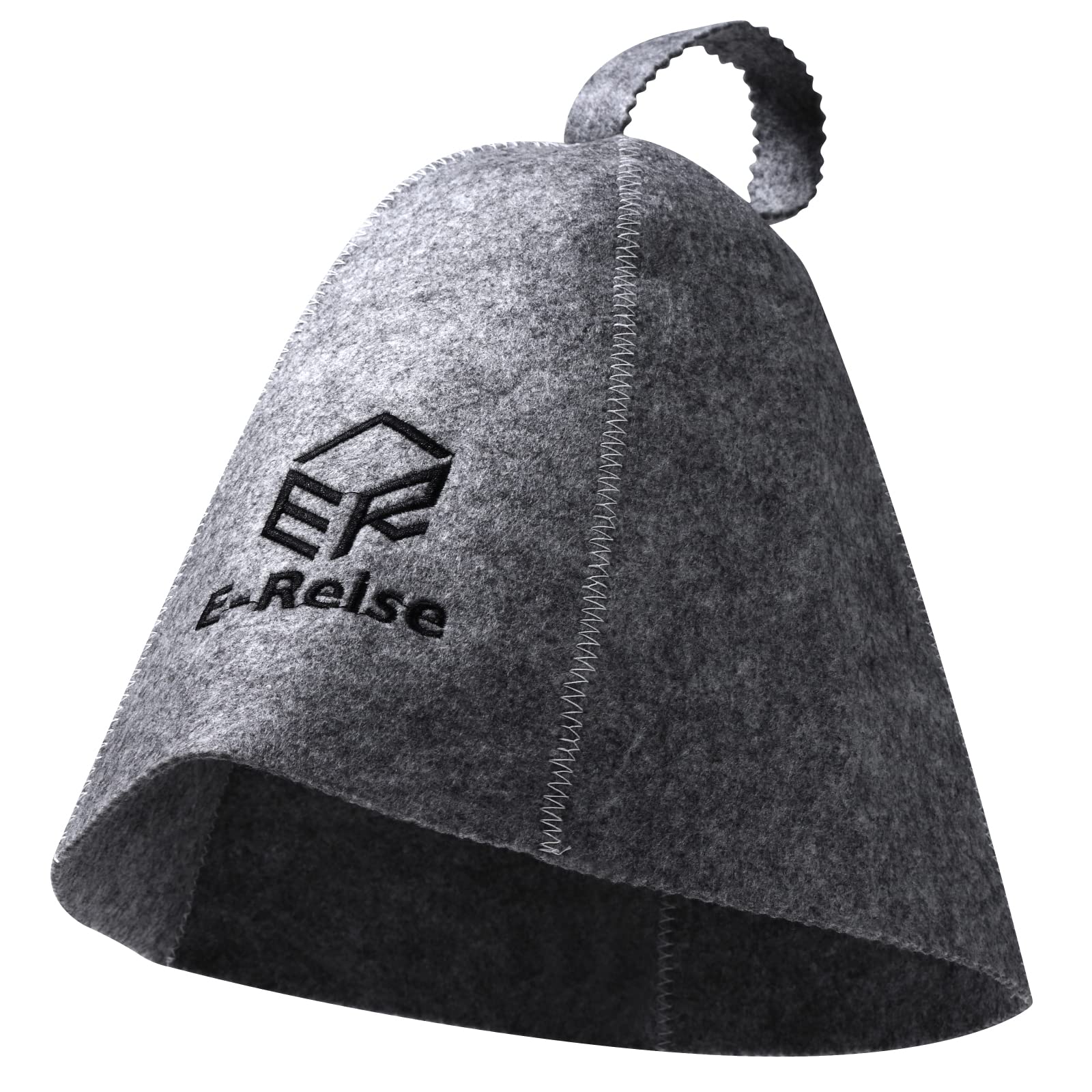 

Sauna Hat Felt Fabric Sauna Cap for Men and Women [E-Reise] (Gray)