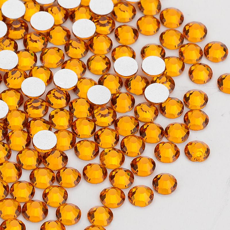High Quality Non Hotfix Rhinestone Diamond Strass Flatback Glass Crystal Rhinestones Bulk for Cloth DIY Crafts