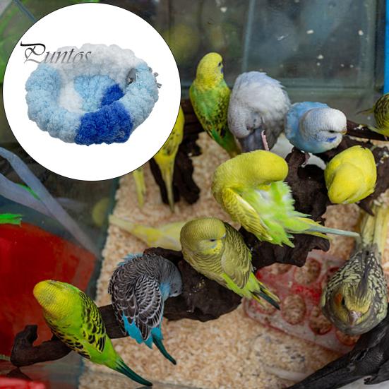 Warm Bird Nest for Cage Plush Hanging Bird Bed Fleece Warm Bird House for Conure Budgie Cockatiel Lovebird Parakeet Hamster Small Animals