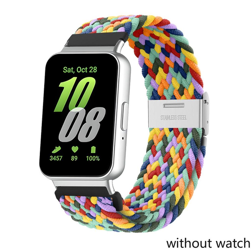 Braided Bands for Samsung Galaxy Fit 3 Sports Strap Adjustable Replacement Correa Nylon Bracelet for Samsung Galaxy Fit3 Band