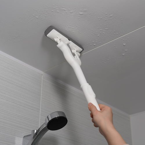 [Online Exclusive Color] Azuma Water Absorbent Mop with Super Absorbent Wringer, Mini, 43cm Long, 19cm Wiping Width, Easy Wringing, White