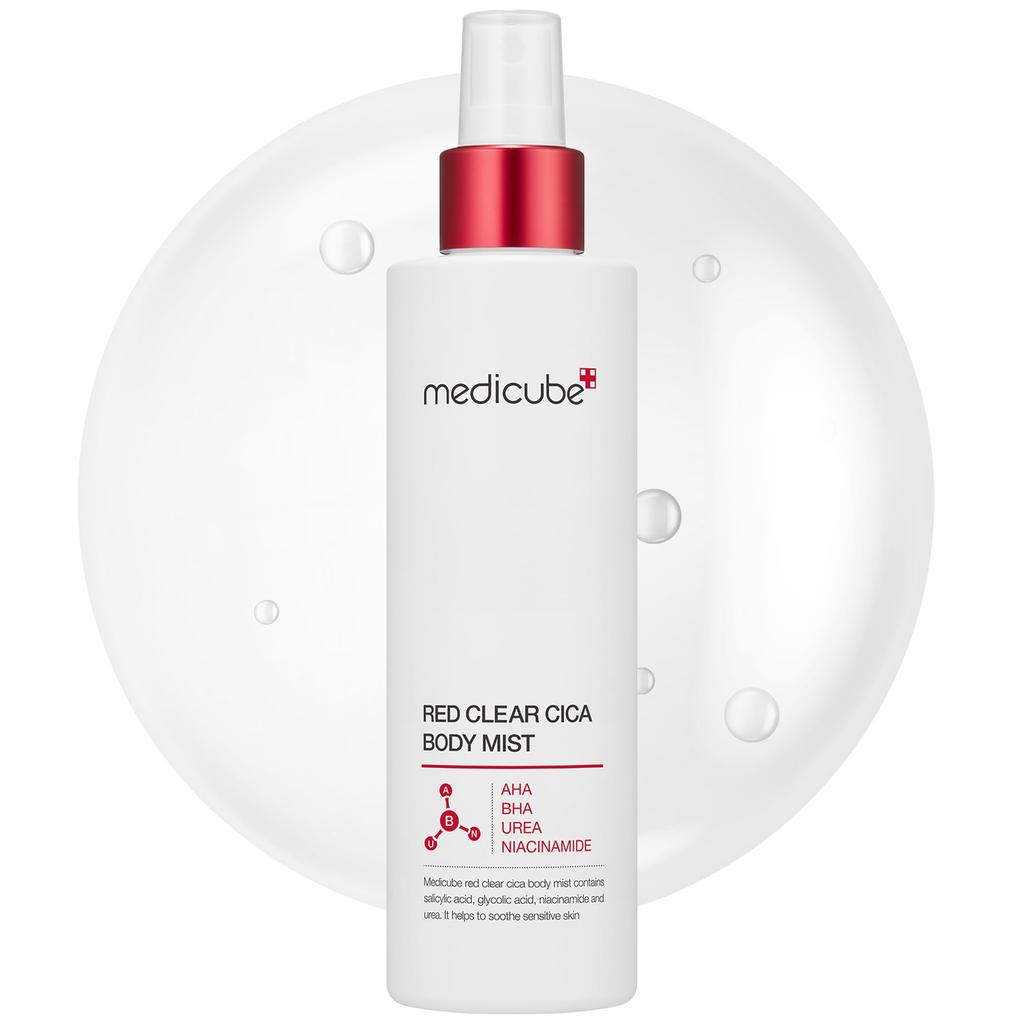 Medicube Red Cica Body Mist Spray for Back Moisturizing Daily Korean Cosmetics New Concept Body Mist