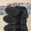 Modische Vielseitige Dicke Hohe Absätze Leopardenmuster Kurze Stiefel Damen Herbst Winter Neu Lässig Bequeme Damen Kurze Stiefel