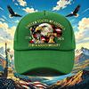 American Retro 250Th Anniversary Truck Cap 1776 -  American Eagle Patriotic Style Adjustable Mesh Printed Baseball Cap (For