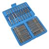 50pcs Extra Long Security Bit Set Square Flat Hex Spline Clutch Torq Multi Sizes Screwdriver Bits