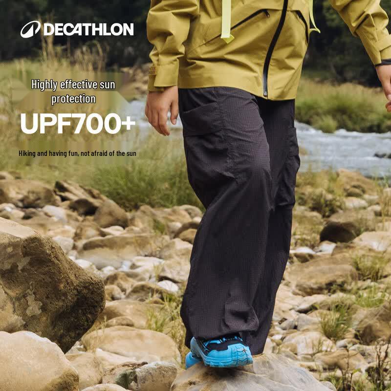 Decathlon Kids' Detachable Quick-Dry Hiking Pants