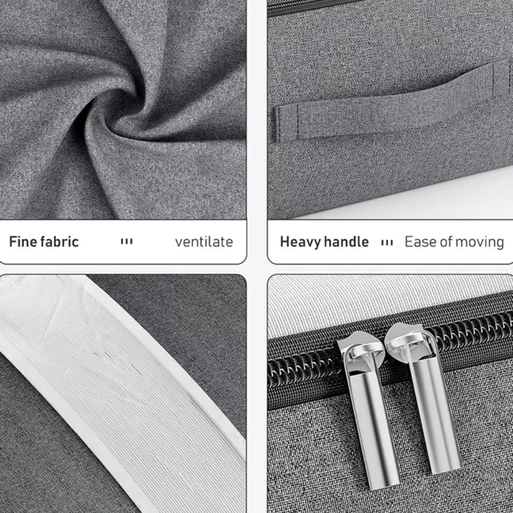 Underbed Storage Bag Moisture-Proof Clothing Storage Foldable Dustproof and Widening and Thickening Handle Home Organizer Bags