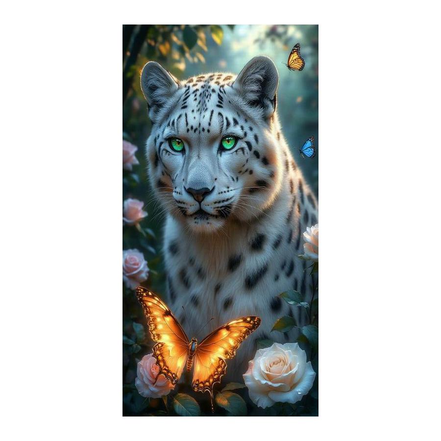 Leopard Lion Tiger Flower Large Size Diamond Painting New Collection Animal Diy Full Square Round Drill Rhinestone Embroidery Mosaic Cross Stitch Kits