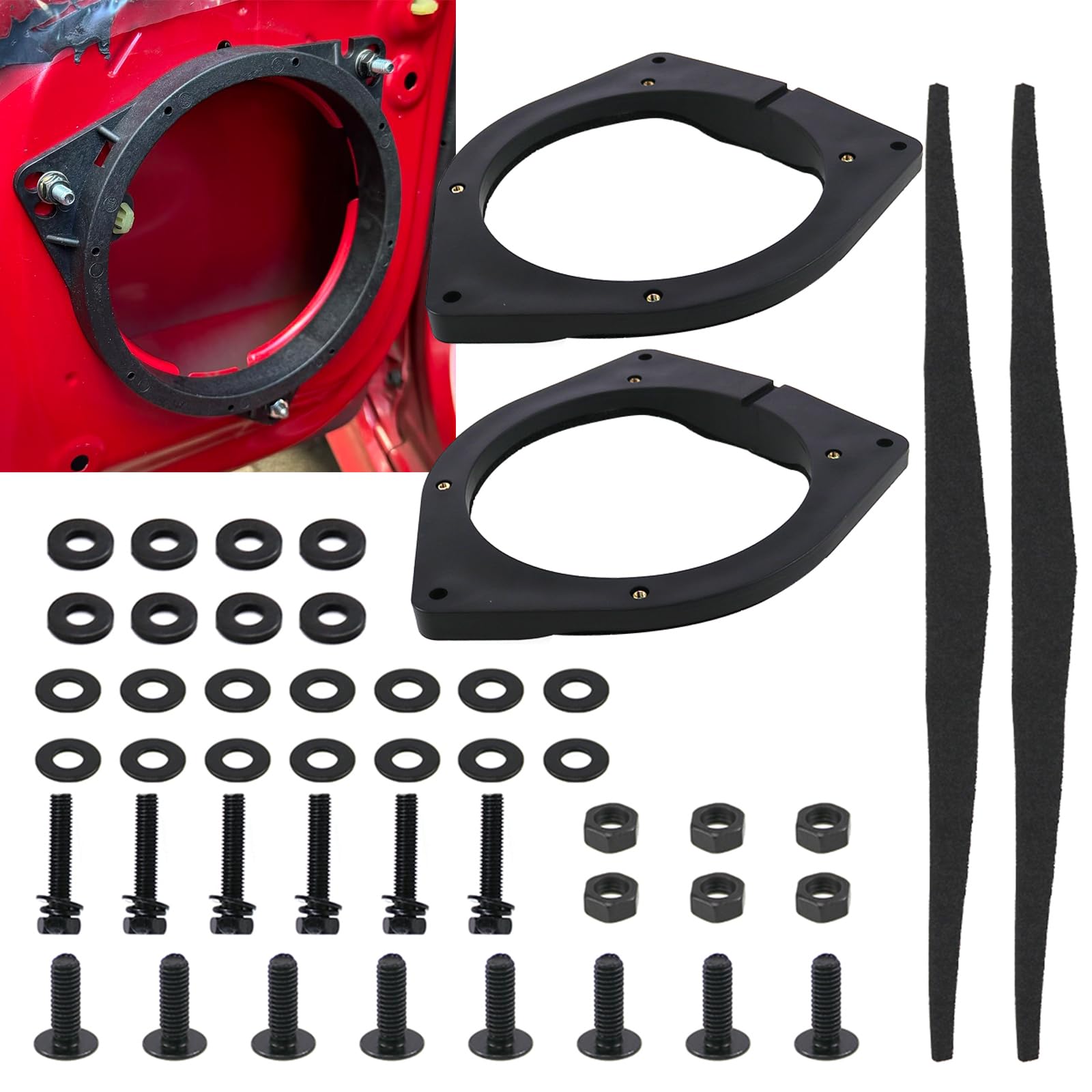 

Sporacingrts Улучшение качества звука Стандартный пакет с внутренним дефлектором Hiace Van Hiace Wagon Regius Ace H16/8~настоящее время Акустическая система