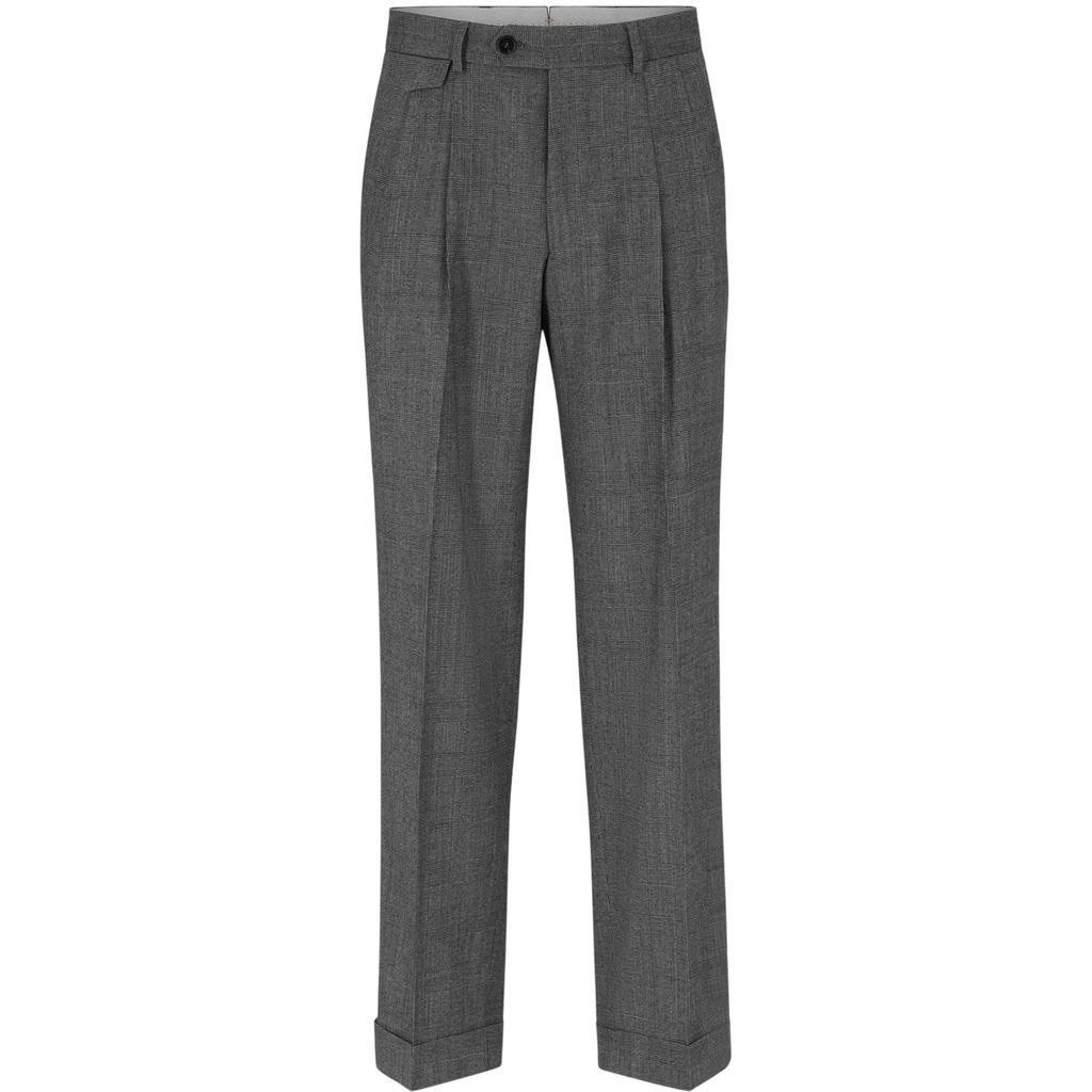 Boss Mens Pleated Trousers