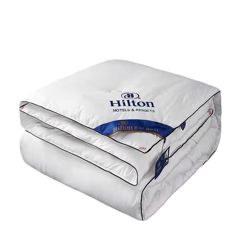 Hilton Hotel Silk Quilt for All Seasons – Double Student Dormitory Cotton Gift Quilt