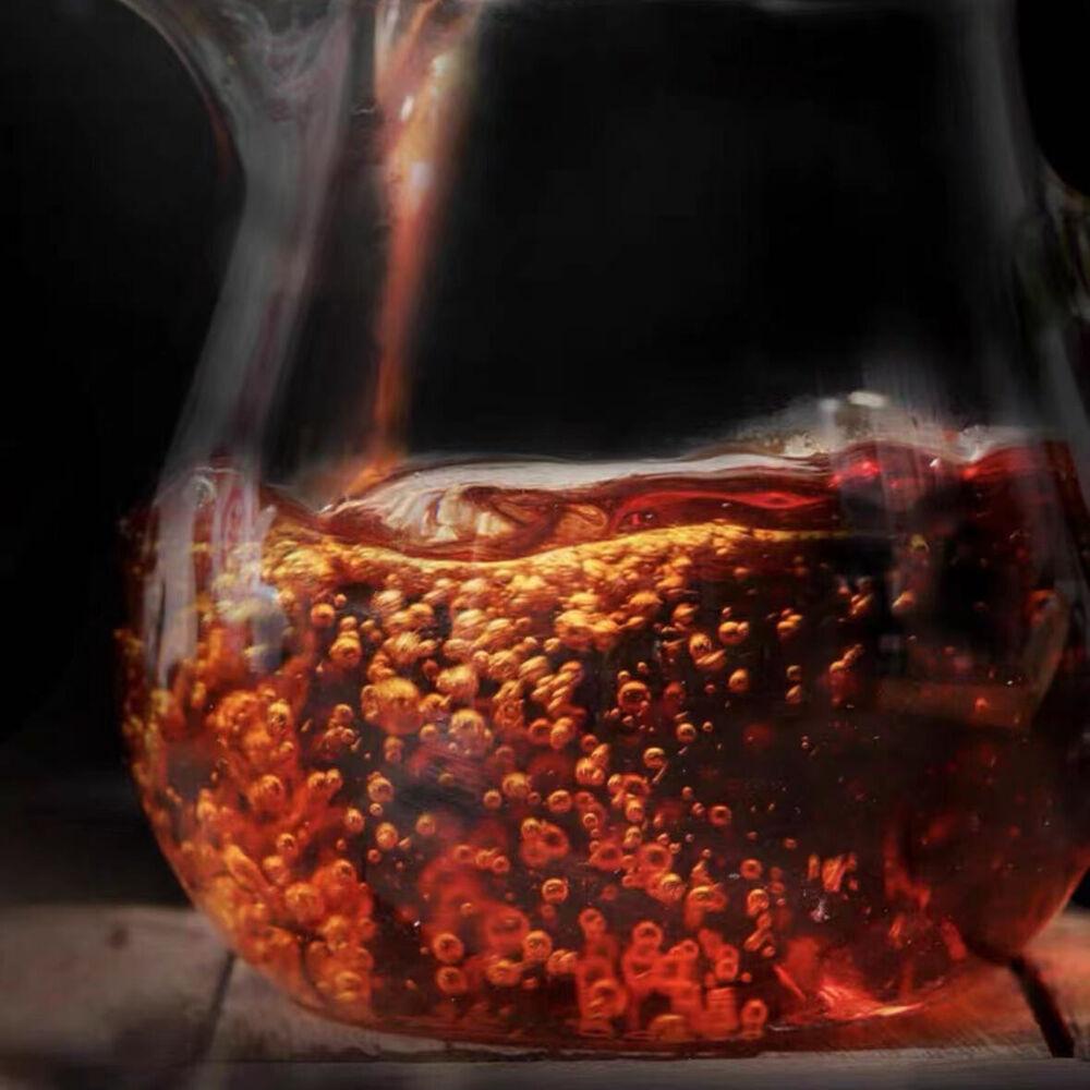 357g Yunnan Envelhecido Puerh Chá Maduro 1990 Menghai Qizi Super Grade Pu'er Chá Bolo