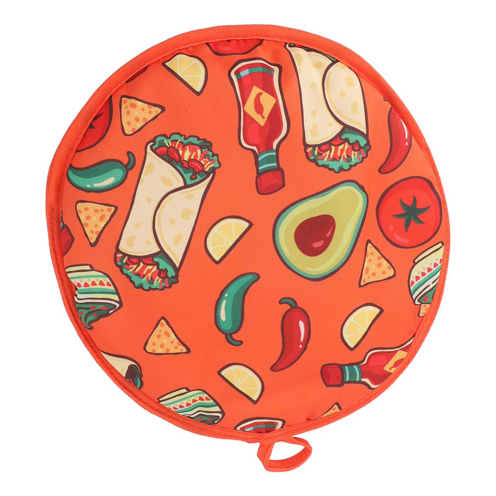 

Tortilla Warmer Pouch 11.8 Inch Insulated Microwaveable Fabric Tortilla Keeper Holder for Corn and Flour