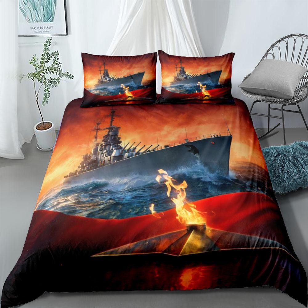 Underworld Lava Duvet Cover Set King Queen Double Full Twin Single Size Bed Linen Set