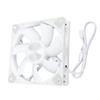 PC Case Fan 120mm PWM NaIntelligent Control MFDB Bring Case Cooling Fan with 4 Pin Extension Cable 12V
