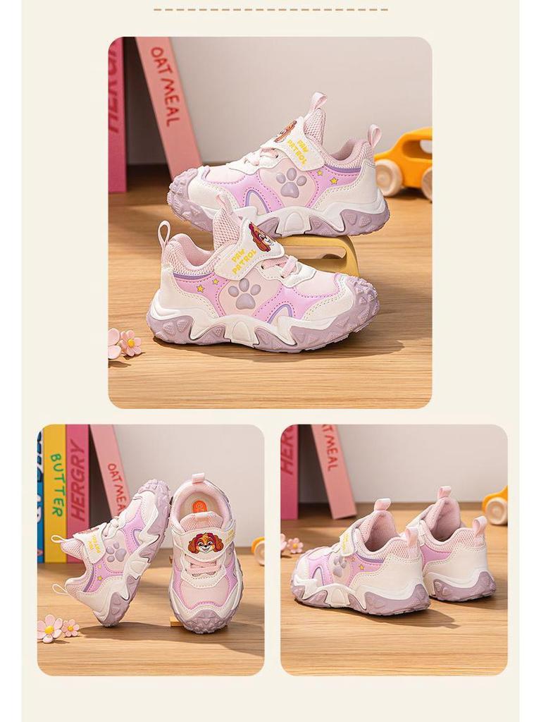 Paw Patrol Girls' Princess Athletic Shoes - Spring/Autumn 2025 Collection, Campus Outdoor Design with Enhanced Foot Protection.