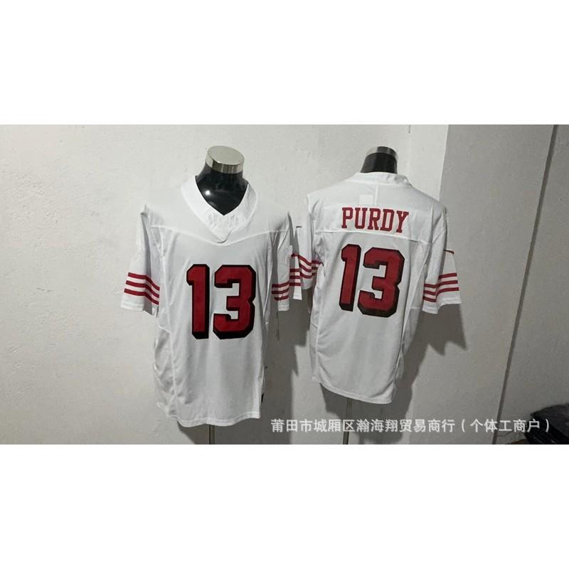 49ers Football Jersey Embroidered American Game Uniform Sports Training Shirt