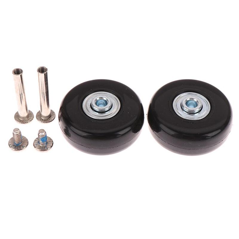 Luggage Suitcase Replacement Wheels Dia50/54/60Mm Suitcase Parts Axles Durable Sliding Resistant Flexible Casters