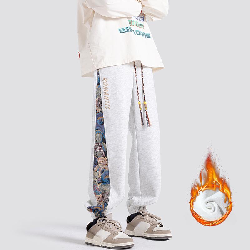 2023 herbst und Winter Neue männer Plüsch Verdickte Warme Sport Hosen