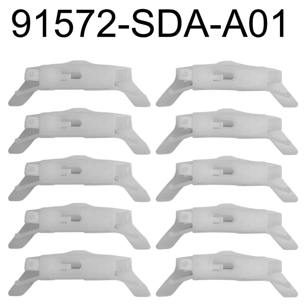 10Pcs Car Windshield Roof Moulding Clips For Honda For Accord 2003-2017 For Civic 2007-2011 For Acura TL 2004-2009 91572-SDA-A01