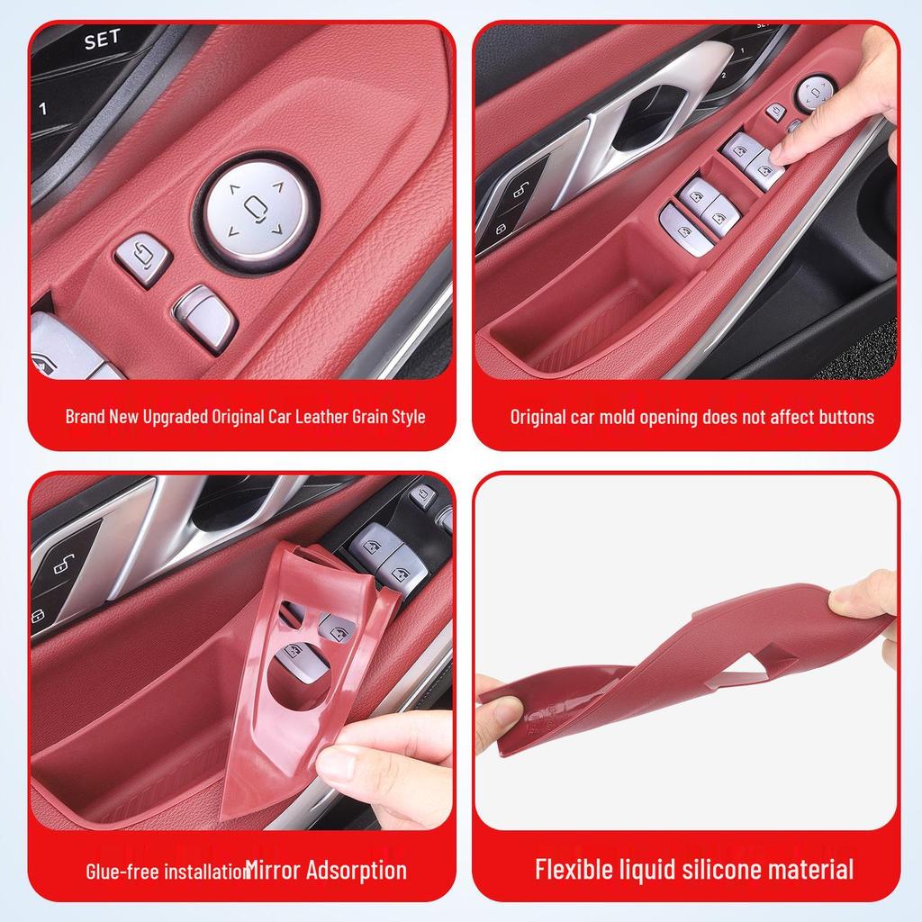 Silicone Door Pull Handle Cover for 2019-2026 BMW X5/X5L