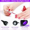 Led Nail Lights Dryer Ultraviolet  UV Lamp Mini Flexible Clip-On Desk USB Gel Curing Manicure Pedicure Tools