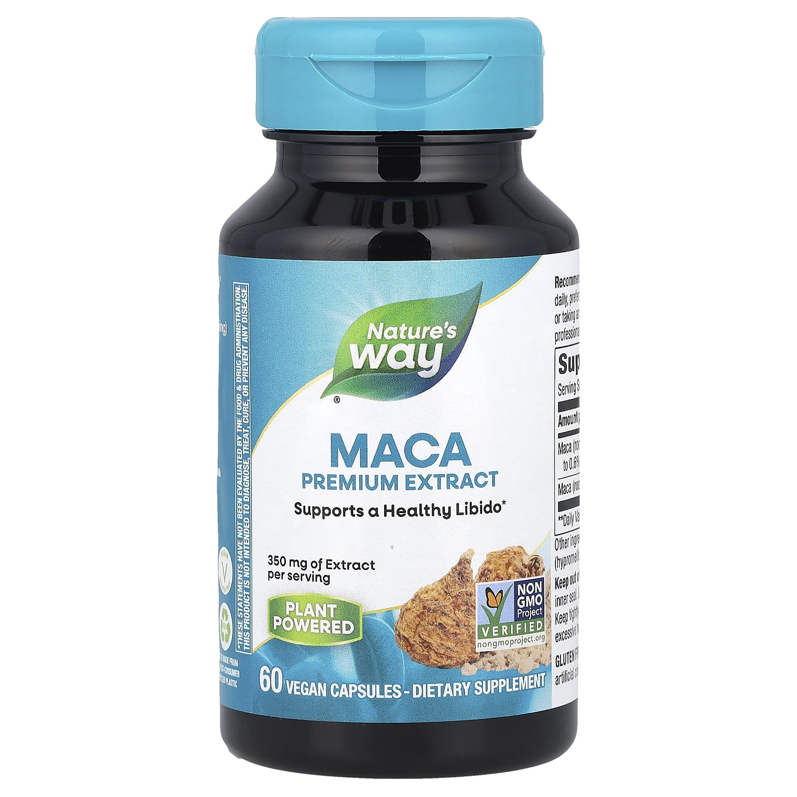 

Nature S Way, Maca, Premium Extract, 350Mg, 60 Veggie Caps