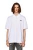 Diesel Polo Size Size 100 Men's Half-Zip Shirt, White, 3XL, A112510HERS,