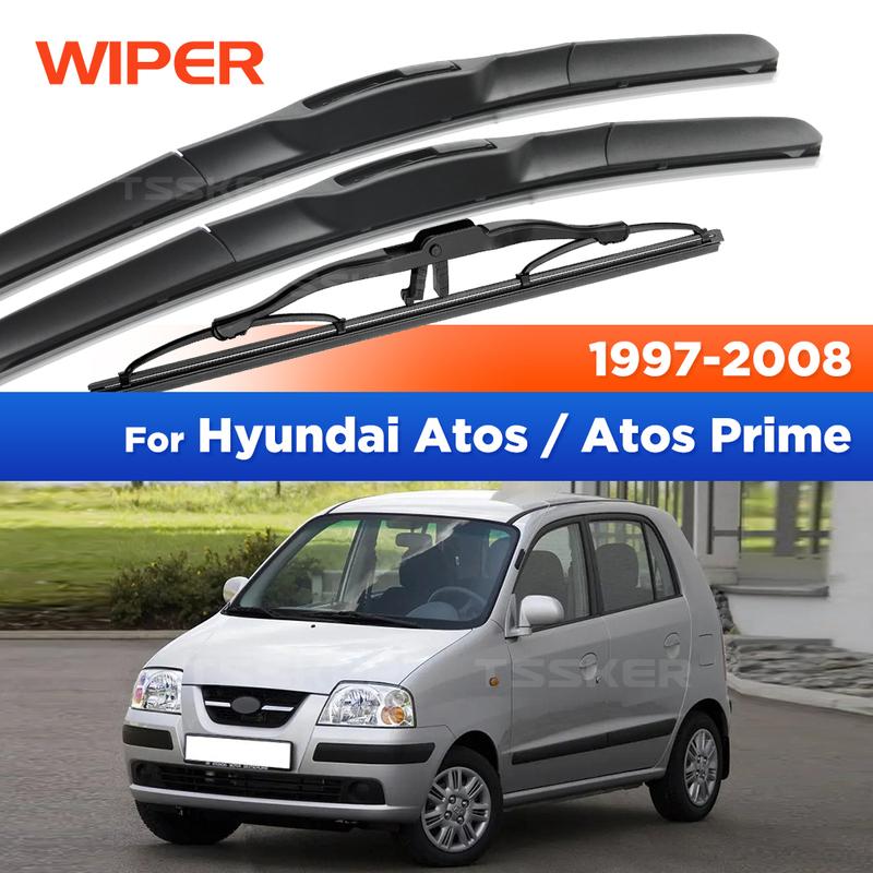 Front & Rear Wiper For Hyundai Atos / Atos Prime 1997-2008 1998 1999 Wiper Front&Rear Wiper Blades Windshield 20"+16"+13"