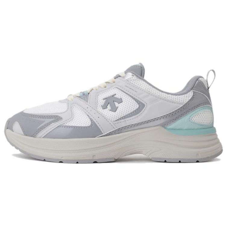 DESCENTE Monster-Run Comfortable Versatile Wear-Resistant Breathable Low-Top Casual Shoes Unisex Sneaker Gray SO323LCR71-GRAY