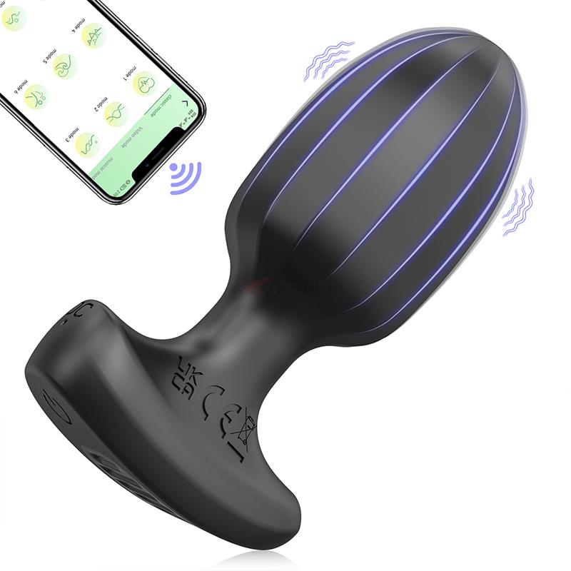 Anal Plug Vibrator Gay Massager Anal Toy Butt Plug Stimulator Masturbation Tools Penetration Anal Vagina Vibrator Men Women 18