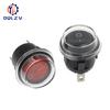 22mm Red Black White ON/OFF Round Rocker Toggle Switch 6A/250VAC 10A 125VAC Power Switch Cap with Plastic Push Button Switch