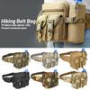 Tactical Waist Bag for Men Waterproof Nylon Chest Bag Hiking Waist Pack with Adjustable Shoulder Strap for Outdoor Camping Sport