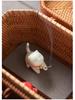 Ceramic Cat Incense Holder - Cute Aroma Burner for Home and Office