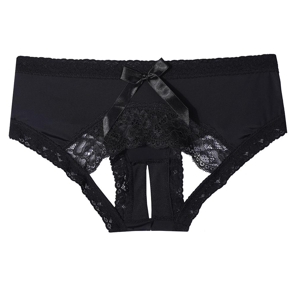 Sexy Lingeries for Woman Underwear Lace Slip Femme Panties Pink Hot Women Underpants See Through Open Crotch Low-waist String