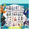 Sticker Exquis Mini Tatuaj Anime cu Personaje de Desene Animate Charmante Pentru Exprimare Unică
