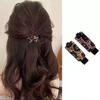 4 Pcs Elegant Sparkling Rhinestone Decorative Braid Hair Grab Clips,Non Slip Ponytail Holders Hair Styling Accessories For Women