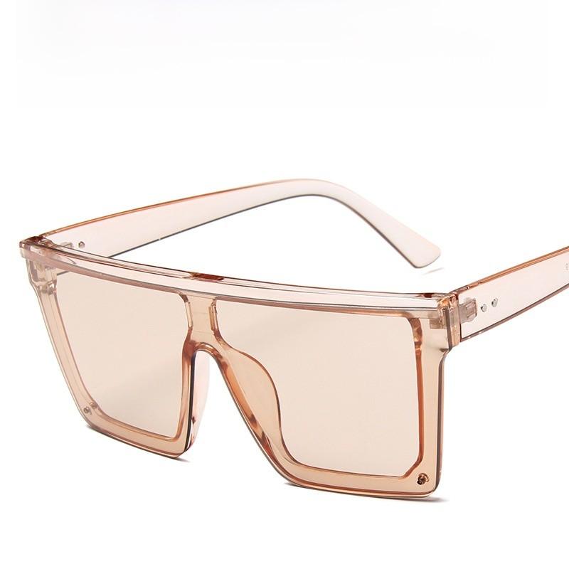 Occhiali da Sole Quadrati Oversize Stile Con Montatura in PC Per Streetwear alla Moda e Feste