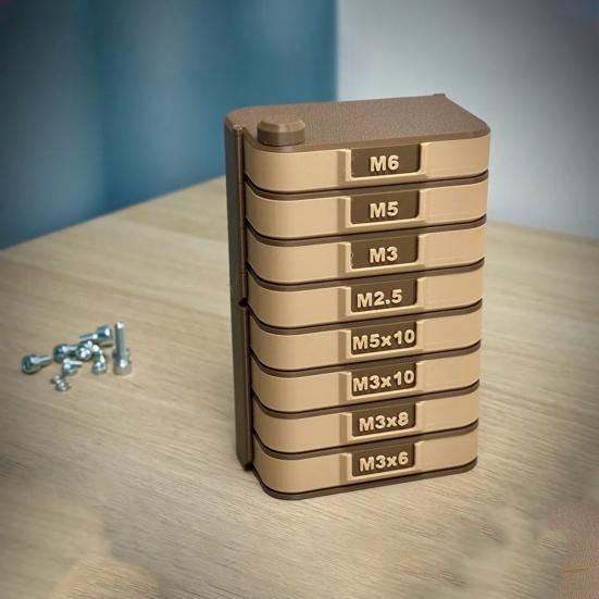 Cutie de depozitare Organizator vertical de birou rotativ la 360 de grade cu sertare extractabile Sistem de etichetare Componente electronice Materiale pentru artizanat