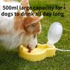 Pets Go Out with Accompanying Cups for Cats and Dogs, Portable Lanyard, Foldable Water Bottle, Large-capacity Drinking Fountain
