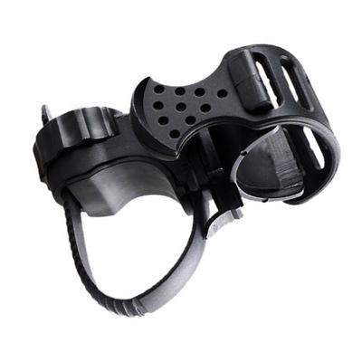 2PCS 360 Degree Rotation Bike Flashlight Mount Holder Bike Flashlight Mount Bracket Night Riding