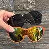 Kids Foldable Sunglasses for Outdoor Sports Windproof Protective Goggles with UV400 Protection for Children's Cycling