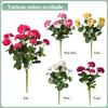 New Product Ideas Artificial Geranium Flowers Silk Floral Ornaments Home Living Room Wedding Decor