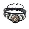 2022 Creative Painting Animal Leaf Fox Wolf Cat Owl Koala Rabbit Deer Round Glass Dome Bracelet Handmade DIY Gift