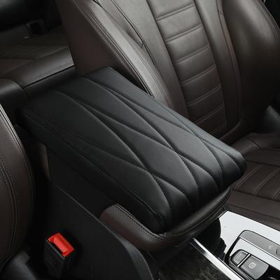 Leather Car Central Armrest Pad Center Console Styling Armrest Comfortable Arm Rest Seat Protective Pad Mat Cushion Pillow